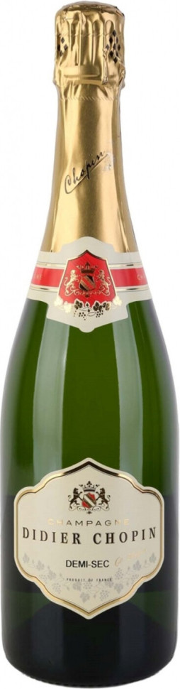 Шампанское Didier Chopin Demi Sec Champagne AOC