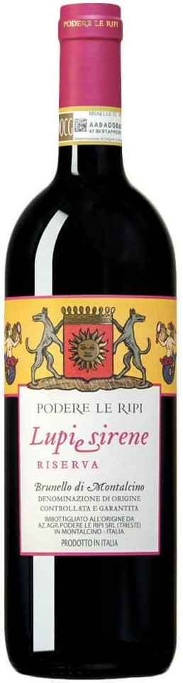 Вино Podere Le Ripi Lupi e Sirene Riserva Brunello di Montalcino DOCG 2013