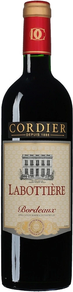 Вино Labottiere Bordeaux AOC Rouge, 2014