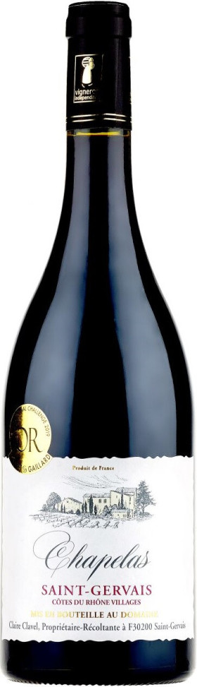 Вино Chapelas Saint Gervais Cotes du Rhone Villages AOP 2018
