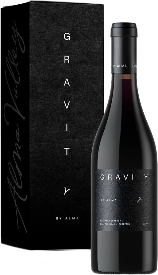 Вино Alma Valley, Gravity Cabernet Franc - Cabernet Sauvignon - Saperavi, 2022, gift box