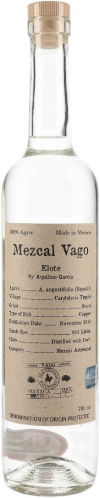 Текила Mezcal Vago Elote 0.7 л