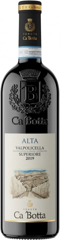 Вино Ca'Botta, Alta Valpolicella DOC Superiore, 2019