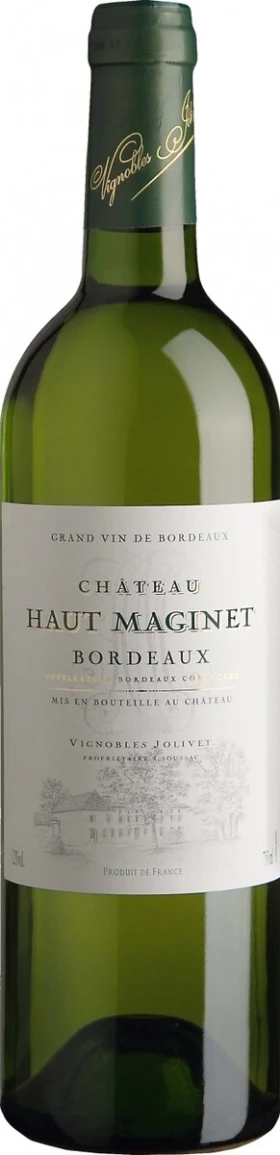Вино Chateau Haut Maginet Blanc, Bordeaux AOC, 2018