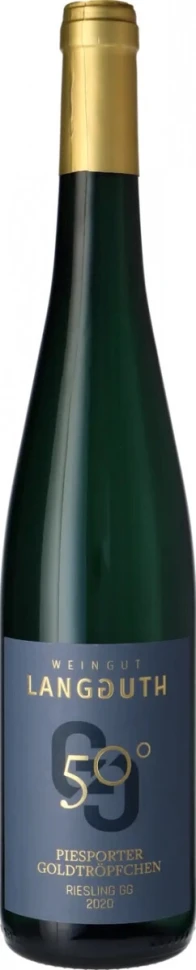 Вино Ulrich Langguth, 50° Piesporter Goldtropfchen Riesling GG, 2020