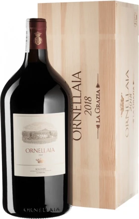 Вино "Ornellaia", Bolgheri Superiore DOC, 2018, wooden box, 3 л