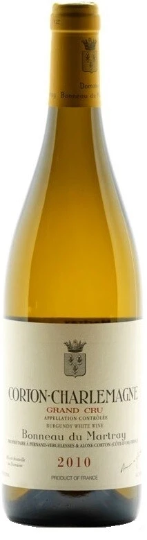 Вино Domaine Bonneau du Martray, Corton-Charlemagne Grand Cru, 2010
