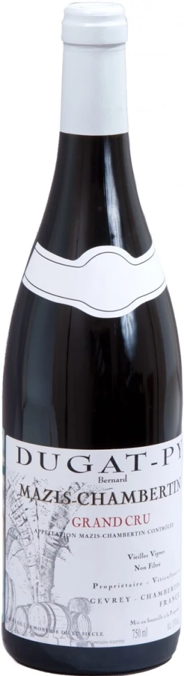 Вино Domaine Bernard Dugat-Py, Mazis-Chambertin Grand Cru Vieilles Vignes, 2012