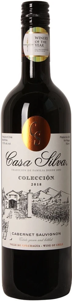Вино Casa Silva, Coleccion Cabernet Sauvignon, 2018