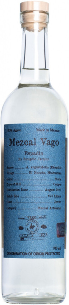 Текила Mezcal Vago Espadin 0.7 л