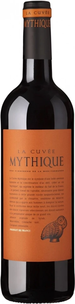 Вино Val d'Orbieu-Uccoar, La Cuvee Mythique Rouge, Pays d'Oc IGP, 2015