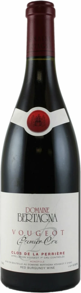 Вино Domaine Bertagna, Vougeot 1-er Cru Clos de La Perriere Monopole, 2013