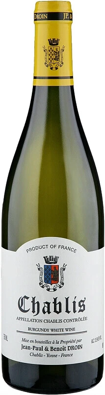 Вино Jean-Paul &amp; Benoit Droin, Chablis AOC, 2023