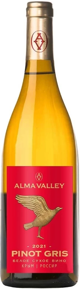 Вино Alma Valley Pinot Gris, 2021
