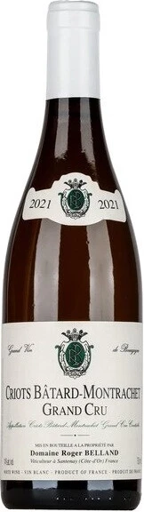 Вино Roger Belland, Criots Batard-Montrachet Grand Cru AOC, 2021