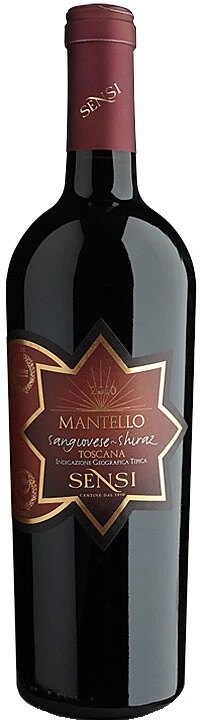 Вино Sensi, Mantello Sangiovese-Shiraz, Toscana IGT