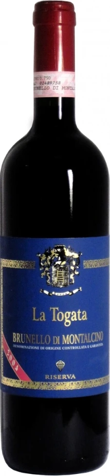 Вино La Togata, Brunello di Montalcino Riserva DOCG, 2004
