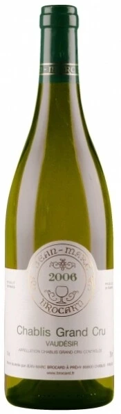 Вино Jean-Marc Brocard, Chablis Grand Cru AOC Vaudesir 2006
