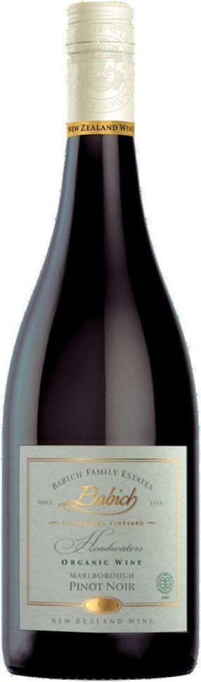 Вино Babich Wines Family Estates Headwaters Organic Pinot Noir 2015