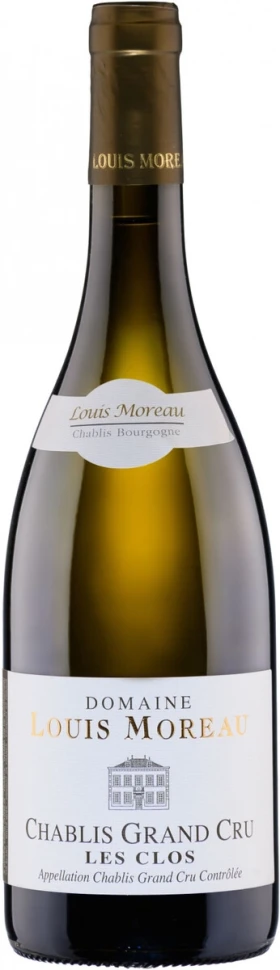 Вино Domaine Louis Moreau, Chablis Grand Cru Les Clos AOC, 2019