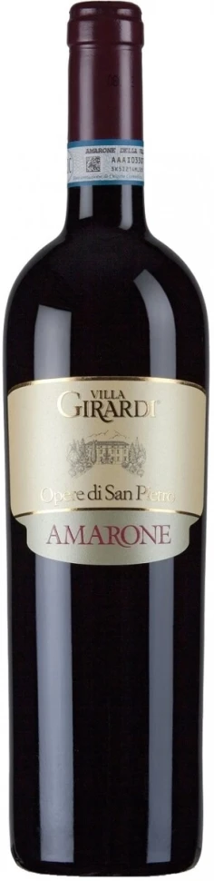 Вино Villa Girardi, Opere di San Pietro Amarone della Valpolicella Classico DOCG, 2008