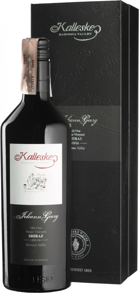 Вино Kalleske, Johann Georg Shiraz, 2016, gift box