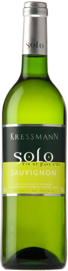 Вино Kressmann, "Solo" Sauvignon, Vin de Pays d'Oc, 2011
