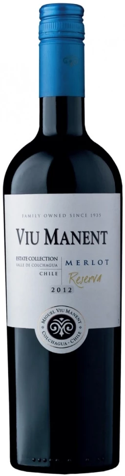 Вино Viu Manent Estate Collection Reserva Merlot, 2012