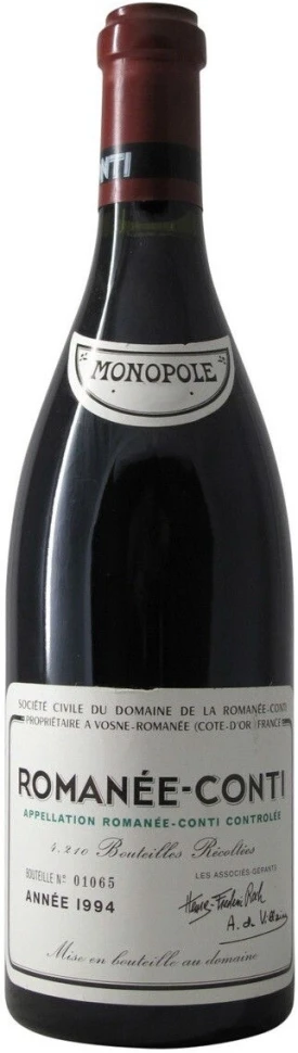 Вино Romanee-Conti Grand Cru AOC, 2009
