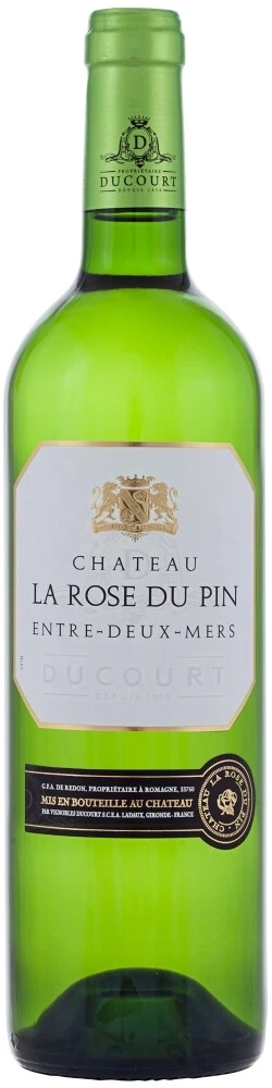 Вино Ducourt, "Chateau La Rose du Pin" Blanc, Entre-Deux-Mers AOC, 2018