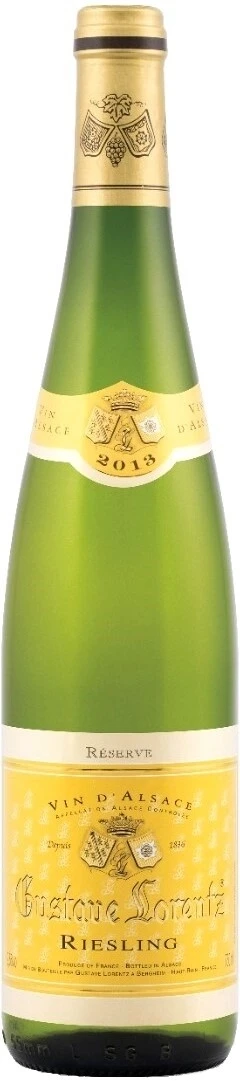 Вино Gustave Lorentz, Riesling Reserve, Alsace AOC, 2013