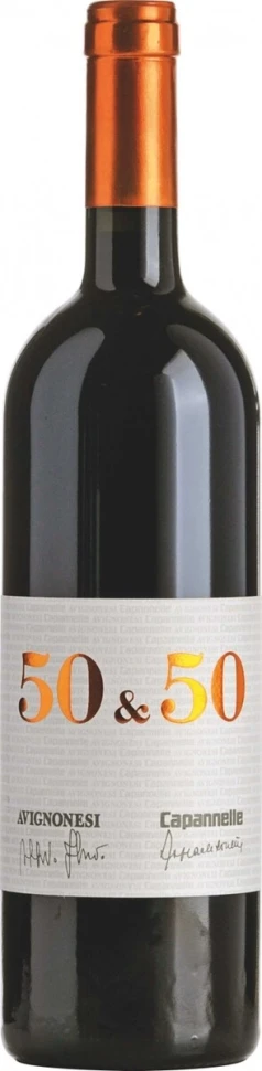 Вино Avignonesi-Capannelle, 50 & 50, Vino da Tavola di Toscana IGT, 2011