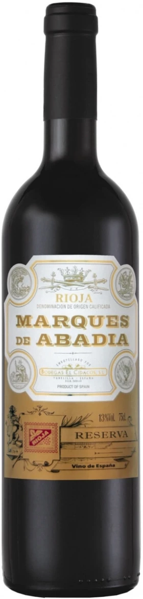 Вино Bodegas Oreades, Marques de Abadia Reserva, Rioja DOC, 2015