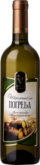 Вино "Шереметьевские Погреба" Белое полусладкое