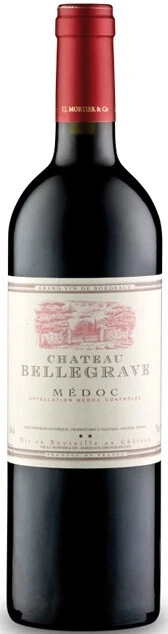 Вино Chateau Bellegrave, Medoc AOC, 2015