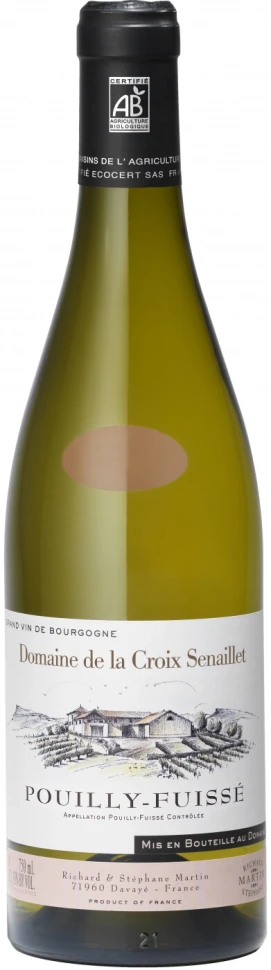 Вино Domaine de la Croix Senaillet Pouilly Fuisse AOC, 2017