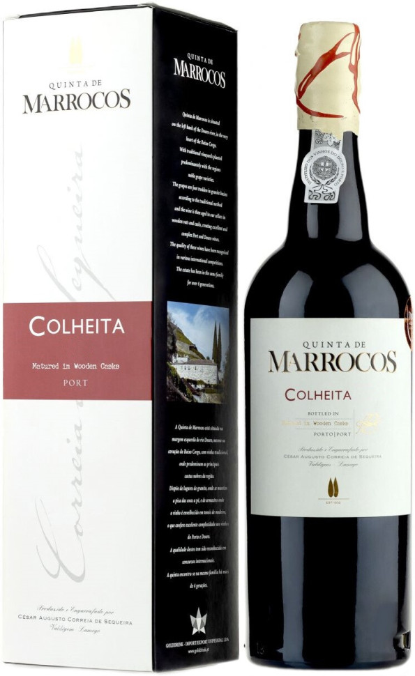 Портвейн Quinta de Marrocos Colheita Porto DOC gift box
