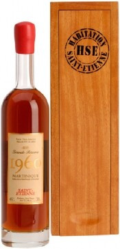 Ром Saint Etienne Rhum Hors d Age Grande Reserve Millesime 1960 Martinique AOC in wooden box 0.7 л