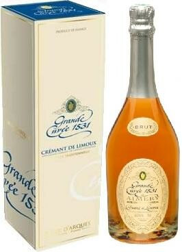 Игристое вино Grande Cuvee 1531 de Aimery Cremant de Limoux Rose gift box