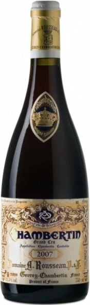 Вино Chambertin Grand Cru Burgundy AOC 2007