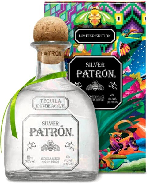 Текила Patron Silver gift box 0.75 л