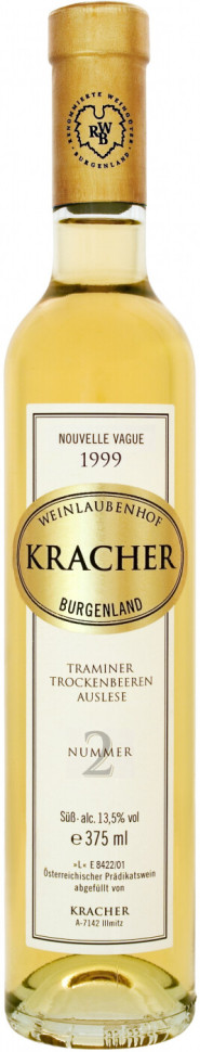 Вино Kracher TBA №2 Traminer Nouvelle Vague 1999 375 мл