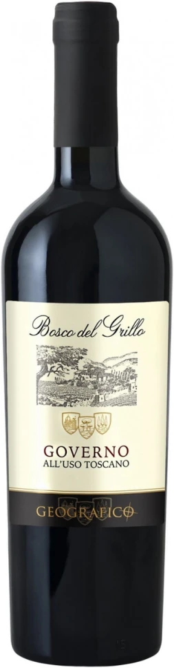 Вино Geografico, Bosco del Grillo Governo all'Uso Toscano IGT, 2019