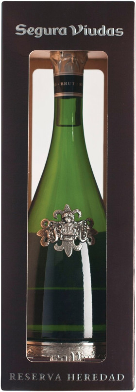 Игристое вино Segura Viudas Cava Brut Reserva Heredad gift box