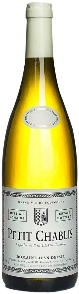 Вино Domaine Jean Defaix, Petit Chablis AOC, 2019
