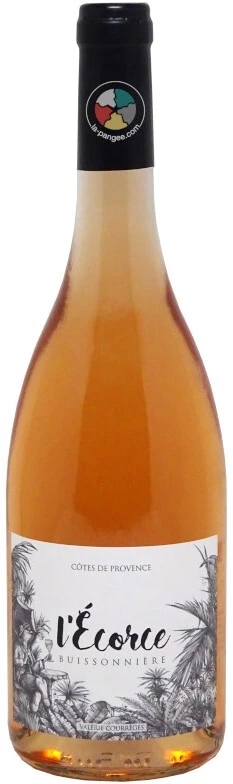 Вино Valerie Courreges, l'Ecorce Buissonniere, Cotes de Provence AOP, 2022, 1.5 л