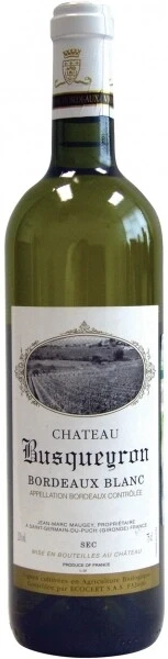 Вино Chateau Busqueyron Blanc Bordeaux AOC 2009