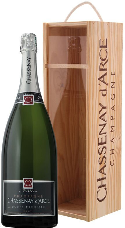 Шампанское Champagne Chassenay d Arce Cuvee Premiere Brut wooden box 3 л