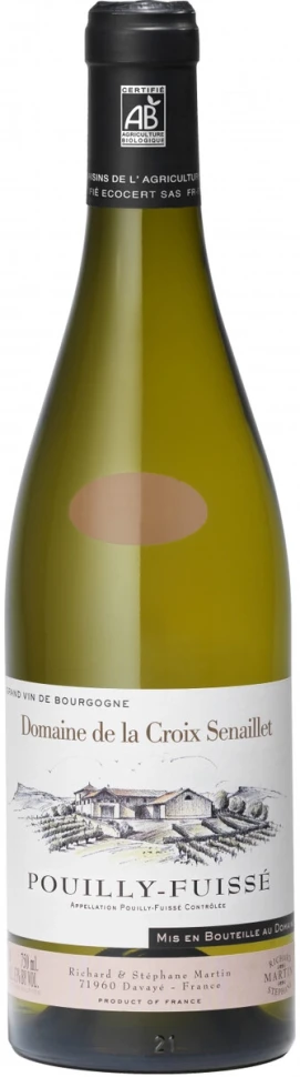 Вино Domaine de la Croix Senaillet Pouilly-Fuisse AOC, 2021