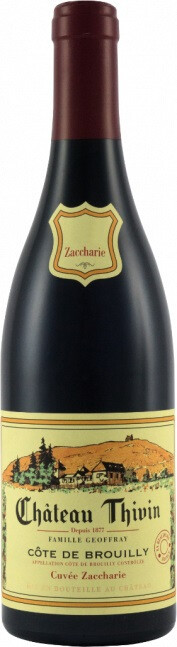 Вино Chateau Thivin Cuvee Zaccharie Cote de Brouilly AOC 2020
